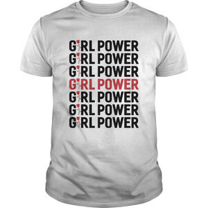 Girl Power Red Black Shirt